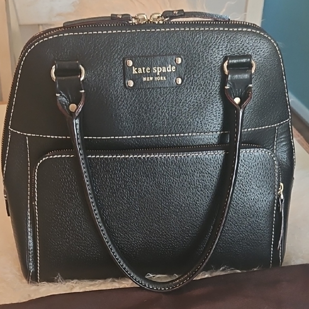 Kate Spade BAXTER STREET CATALINA Black LEATHER Bag